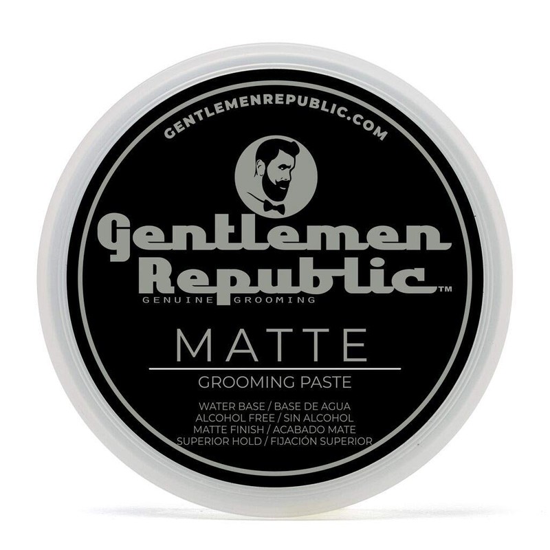 Gentlemen Republic 4oz Matte Paste for Men - Water-Based Men's