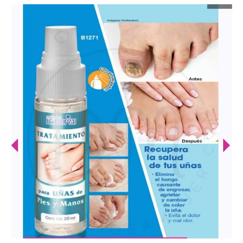 Tratamiento Reparador Uñas Gruesas Y Amarillas Hongos Pack