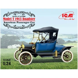 ICM ICM24001 1:24-Model T 1913 Roadster, US Passenger Car