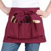 La cordeline TJCBO Burgundy Garden Apron, 2 x 64 x
