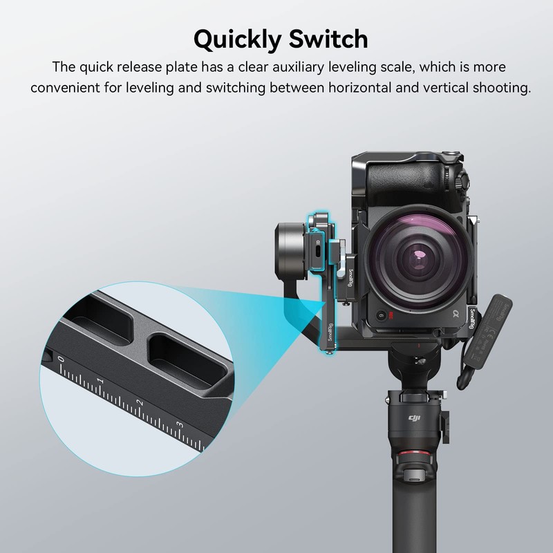 SmallRig RS 3 Mini Extended Vertical Arm, Extension Mount Plate