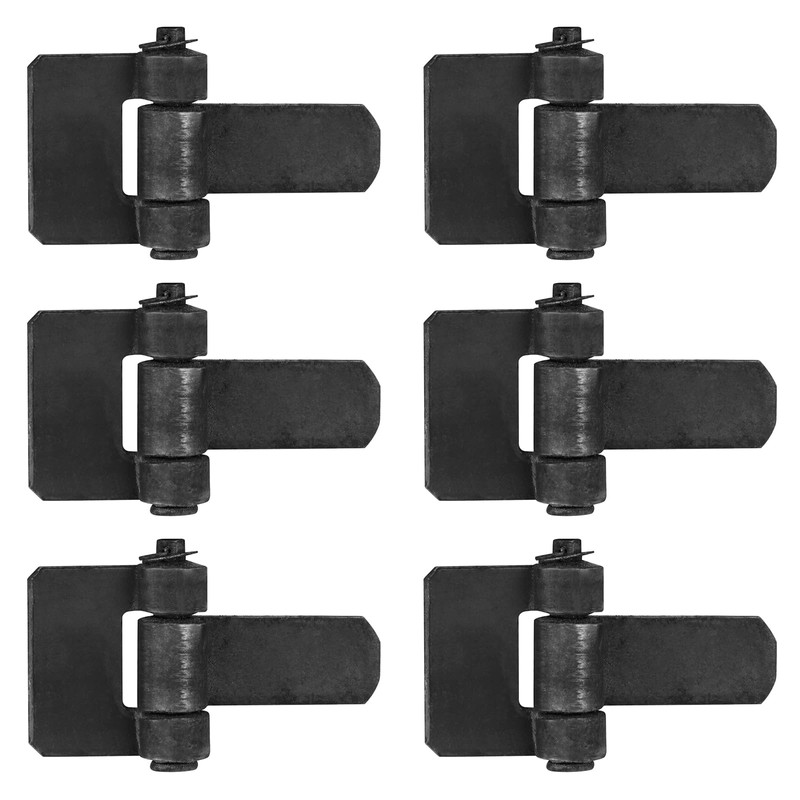heneng 6 Pcs Weld-On Trailer Hinges, 5-1/8" x 3-1/4", Strap