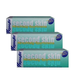 Xenofit Deer Algae Cream Second Skin Sports Cream with Deer Tallow 3 Tubes 125 ml Each