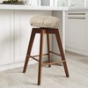 baibu Set of 2 Stool Covers Round, Super Soft Round