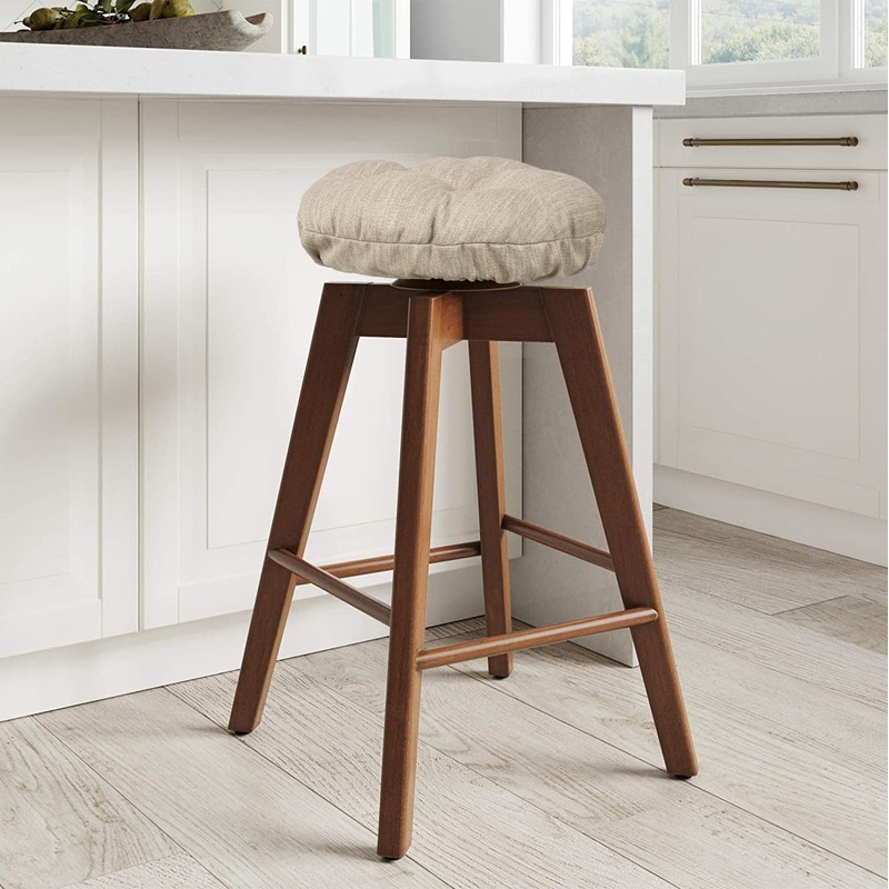 baibu Set of 2 Stool Covers Round, Super Soft Round