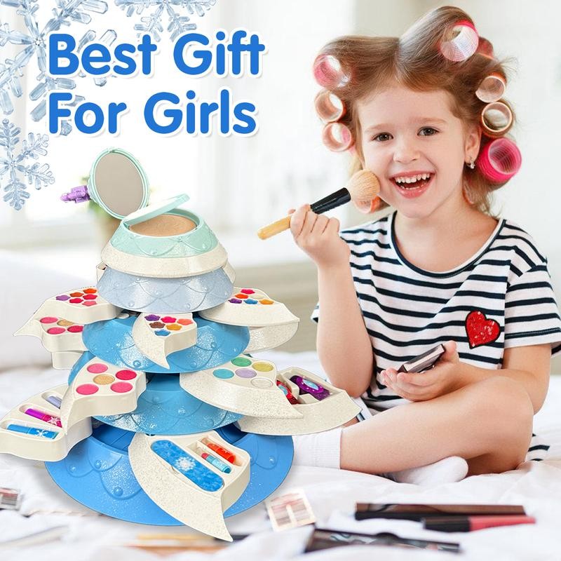 Christmas tree-shaped makeup toy set. - make up toys: Heart-Shaped