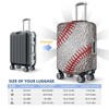 Guiteinyi Baseball Luggage Cover for Suitcase Elastic Non Scratch Travel