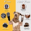 YQkangzhu 4 Pcs Non Slip Dog Socks to Prevent Licking