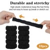 10 Pcs Black Scrunchie for Women, Ymapinc Elastic Black Hair