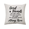 Aconesong Good Friends Gifts Friendship Quotes Throw Pillow Cover Good