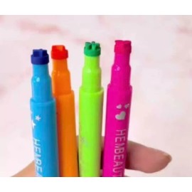 Beauty Set De 6 Delineadores Para Ojos Plumón Punta Fina Con Sellos