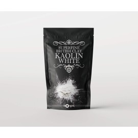 Mystic Moments | Kaolin White Superfine British Natural Clay 500g - Pure & Natural Vegan GMO Free
