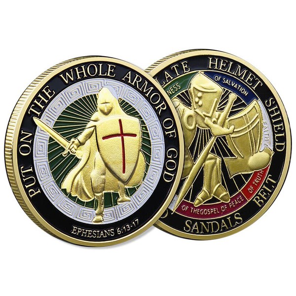 BirchRiver Put On The Whole Armor of God Crest Ephesians