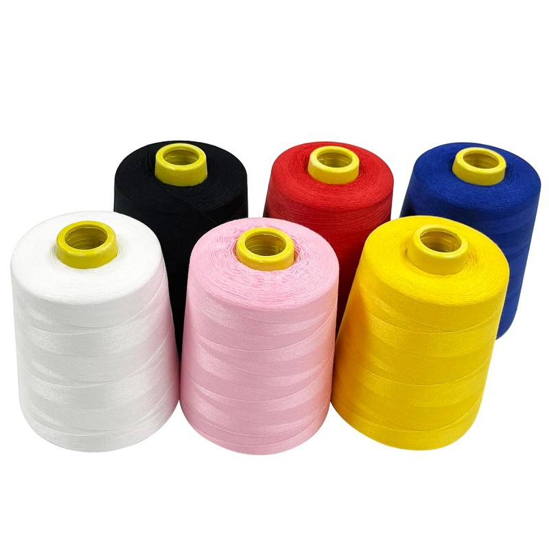 Haobase Polyester Sewing Thread, All-Purpose Sewing Machine Thread, 8000 Yards