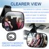 Automotive Interior Rearview Baby Mirror - Car Small Clip-On Adjustable