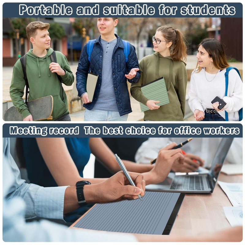 gisgfim 4 Pack 11" x 9.5" Landscape Legal Pad College