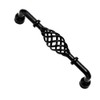 WISHTISY 6 Pack Black Birdcage Cabinet Hardware Handle Pull