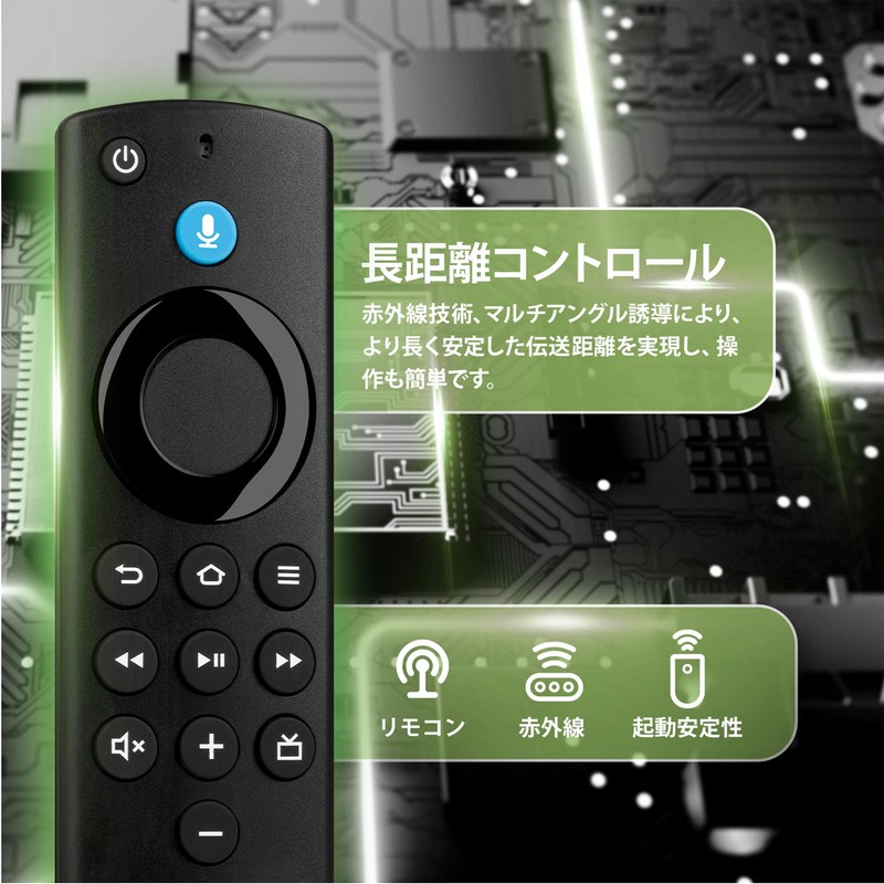 Replacement Remote Control TV Remote Control for Fire-TV Stick, Gen1/2/3,