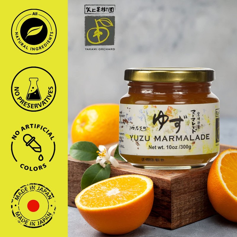Yakami Orchard Japanese Yuzu Marmalade 300 gram jar