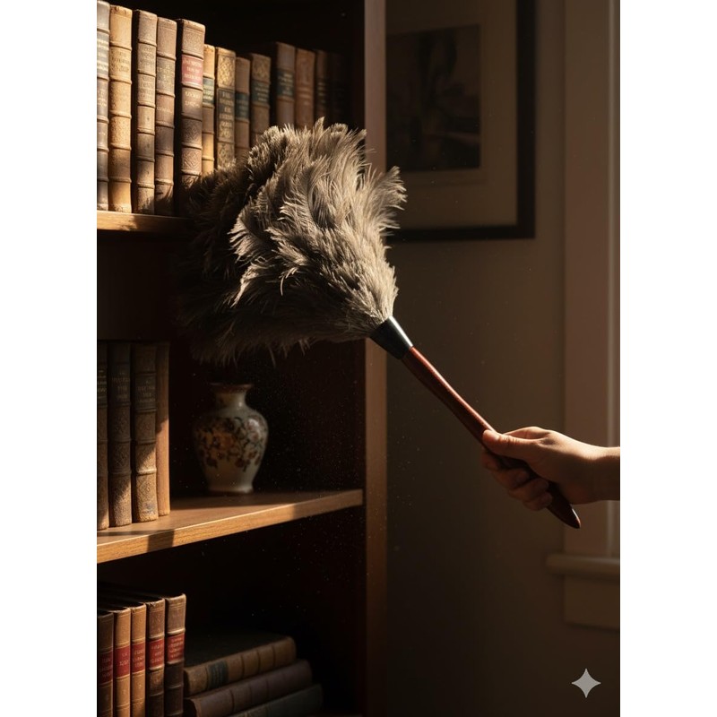 AAYU Ostrich Feather Duster 22-24" inches | Natural Feathers Duster