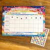 A4 Children's Star Reward Chart with 77 Star Stickers, 21cm