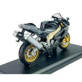 Welly Aprilia RSV 1000 R Factory Black with Socket 1:18 1/18 Metal Model Motorcycle Die Cast New in Box
