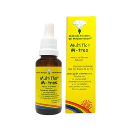 Multiflor® M - tres Inseguridad - Miedo con Esencias Florales Solución 30 ml.
