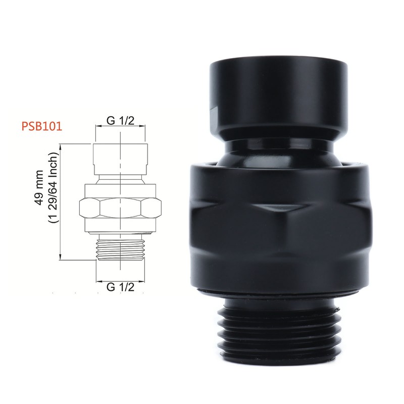 G1/2 Top Shower Adapter Adjustable Copper Shower Head Holder Home