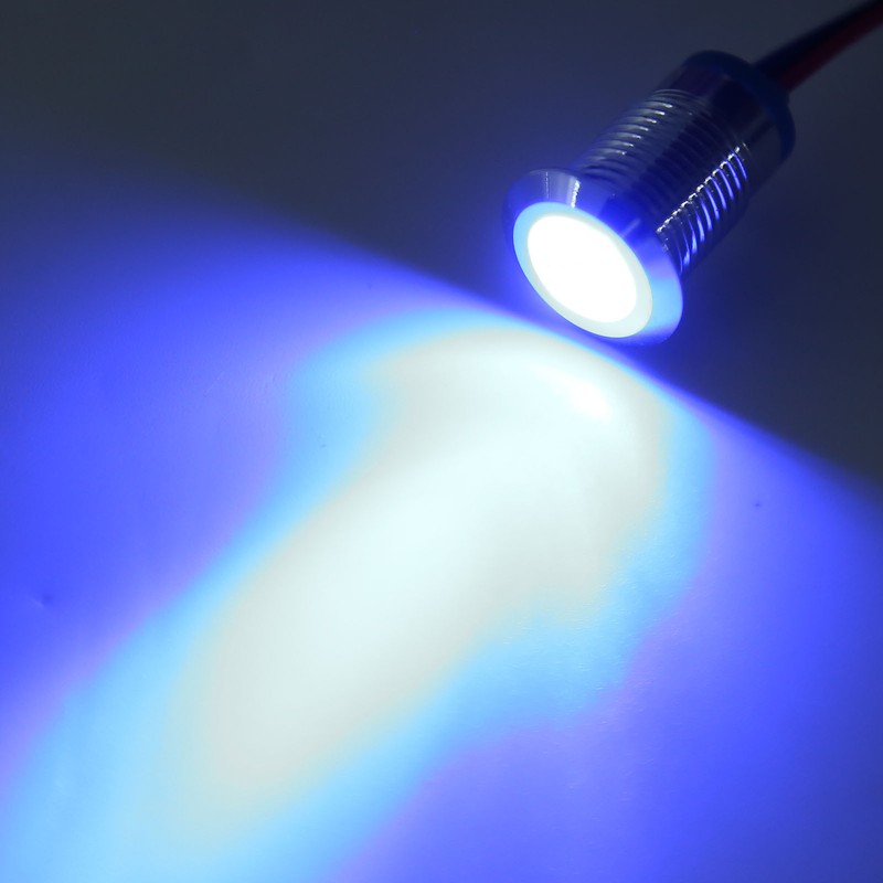 4 Sets PreWired Round LEDs Waterproof 2Color Signal Light Common