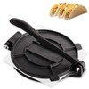 Cast Iron Tortilla Press 12 inch, Heavy Duty Tortilla Pataconera,
