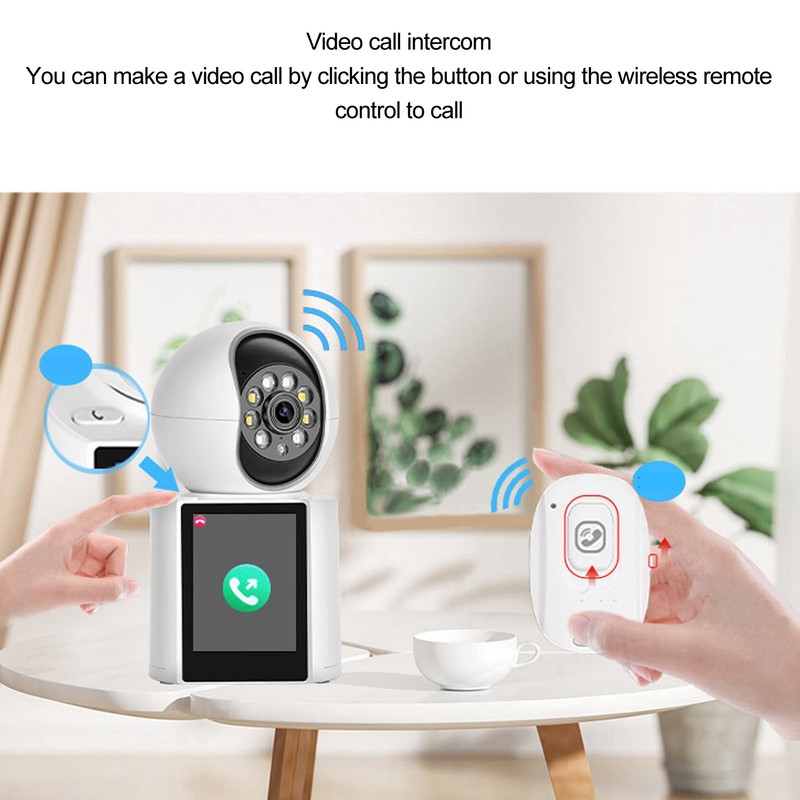 Two Way Video Camera 3MP HD Rotatable Night Vision Indoor