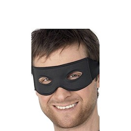 NET TOYS Zorro Mask Black Bandit Mask Zorro Mask Eye Mask Costume Mask Bandit Masquerade Ball