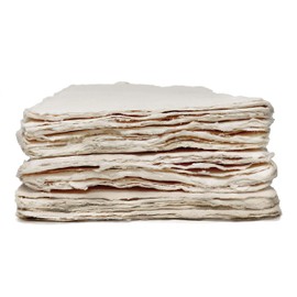 Artway Indigo Handmade 100% Cotton-Rag Paper Packs - 500gsm mid Texture: A6, White (2303390)