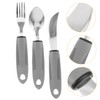 ORFOFE Adaptive Utensils Set for Elderly Tremble Tableware for Disabled