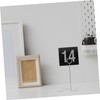 CAXUSD 25pcs Black and White Double Sided Table Number Table