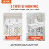 VEVOR Ceiling Curtain Track Set, 11.8 FT/3.6 Meter, Sliding Ceiling