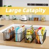 Simple Trending 6 Pack Wire Basket Locking Wall Hanging Baskets,
