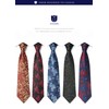 HISDERN TA5-01S Set of 5 Ties and Pocket Squares for
