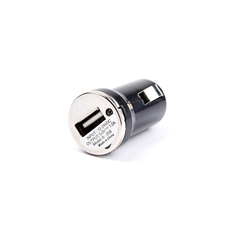 2 x Black USB Car Charger