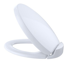 TOTO® Oval SoftClose® Slow Close Elongated Toilet Seat and Lid, Cotton White - SS204#01