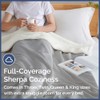 Sherpa Fleece Blanket King Size - Reversible Sherpa Fleece King