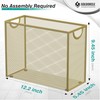 GoldOrcle Hanging File Organizer, Letter-size File Holder Filing Box with