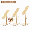 sourcing map Stainless Steel Shoe Display Stand, Pack of 2