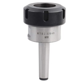 MT2 Chuck, M10 Collet Chuck MTB2-ER40 Collet Chuck Holder Morse Taper MT2 Shank Holder for CNC Lathe, Workholding Collets