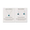 Philip Jones December (Blue Topaz) Birthstone Necklace & Drop Earrings