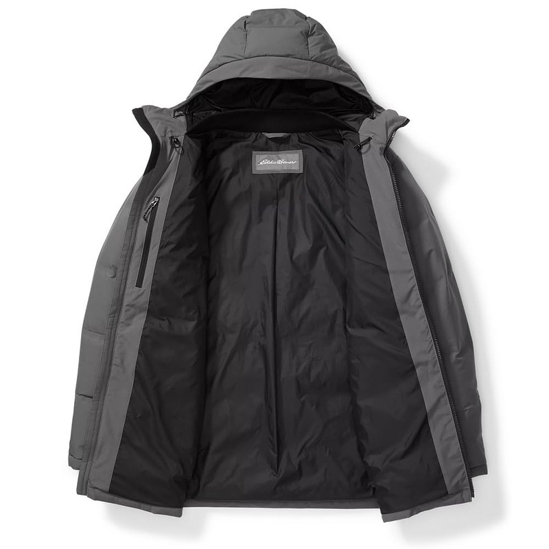 Eddie Bauer Men's Glacier Peak Seamless Stretch Down Parka, Dark