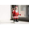 Kikkerland Solar Santa Waving Figurine, Home Office Display Novelty Decor,
