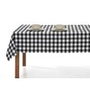 LAN&LAN - Rectangular Checked Tablecloth Washable Excellent for Indoor and