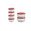 Anchor Hocking 12 Piece Glass Storage Containers with Lids (6