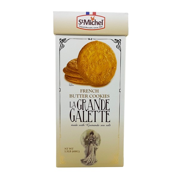 St Michel La Grande Galette French Butter Cookies Biscuits from France 1.3 LB